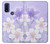 S2361 Purple White Flowers Case For Motorola G Pure