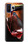 S2396 Red Wine Bottle And Glass Case For Motorola G Pure