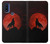 S2955 Wolf Howling Red Moon Case For Motorola G Pure