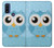 S3029 Cute Blue Owl Case For Motorola G Pure