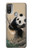 S2210 Panda Fluffy Art Painting Case For Motorola Moto E20,E30,E40