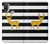 S2794 Black and White Striped Deer Gold Sparkles Case For Motorola Moto E20,E30,E40