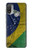 S3297 Brazil Flag Vintage Football Graphic Case For Motorola Moto E20,E30,E40