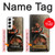 S0796 Japan Red Samurai Case For Samsung Galaxy S22