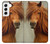 S1595 Beautiful Brown Horse Case For Samsung Galaxy S22