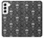 S2371 Skull Vintage Monochrome Pattern Case For Samsung Galaxy S22
