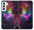 S2486 Rainbow Unicorn Nebula Space Case For Samsung Galaxy S22 S2486 Rainbow Unicorn Nebula Space Case For Samsung Galaxy S22