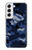 S2959 Navy Blue Camo Camouflage Case For Samsung Galaxy S22