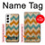 S3033 Vintage Wood Chevron Graphic Printed Case For Samsung Galaxy S22