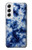 S3439 Fabric Indigo Tie Dye Case For Samsung Galaxy S22