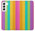S3678 Colorful Rainbow Vertical Case For Samsung Galaxy S22