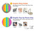 S3678 Colorful Rainbow Vertical Case For Samsung Galaxy S22