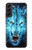 S0752 Blue Fire Grim Wolf Case For Samsung Galaxy S22 Plus S0752 Blue Fire Grim Wolf Case For Samsung Galaxy S22 Plus