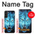 S0752 Blue Fire Grim Wolf Case For Samsung Galaxy S22 Plus S0752 Blue Fire Grim Wolf Case For Samsung Galaxy S22 Plus