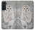 S1566 Snowy Owl White Owl Case For Samsung Galaxy S22 Plus