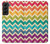 S2362 Rainbow Colorful Shavron Zig Zag Pattern Case For Samsung Galaxy S22 Plus