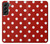 S2951 Red Polka Dots Case For Samsung Galaxy S22 Plus