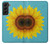 S3039 Vintage Sunflower Blue Case For Samsung Galaxy S22 Plus