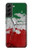 S3318 Italy Flag Vintage Football Graphic Case For Samsung Galaxy S22 Plus