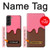 S3754 Strawberry Ice Cream Cone Case For Samsung Galaxy S22 Plus