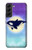 S3807 Killer Whale Orca Moon Pastel Fantasy Case For Samsung Galaxy S22 Plus