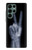 S3101 X-ray Peace Sign Fingers Case For Samsung Galaxy S22 Ultra