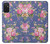 S3265 Vintage Flower Pattern Case For Samsung Galaxy M52 5G