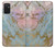 S3717 Rose Gold Blue Pastel Marble Graphic Printed Case For Samsung Galaxy M52 5G