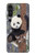 S3793 Cute Baby Panda Snow Painting Case For Samsung Galaxy A13 5G