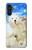 S3794 Arctic Polar Bear in Love with Seal Paint Case For Samsung Galaxy A13 5G