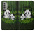 S2441 Panda Family Bamboo Forest Case For Motorola Moto G51 5G