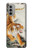 S2751 Chinese Tiger Brush Painting Case For Motorola Moto G51 5G