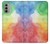 S2945 Colorful Watercolor Case For Motorola Moto G51 5G