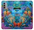 S3227 Underwater World Cartoon Case For Motorola Moto G51 5G