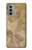S3240 Yellow Marble Stone Case For Motorola Moto G51 5G
