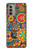 S3272 Colorful Pattern Case For Motorola Moto G51 5G