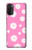 S3500 Pink Floral Pattern Case For Motorola Moto G71 5G