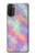 S3706 Pastel Rainbow Galaxy Pink Sky Case For Motorola Moto G71 5G
