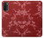 S3817 Red Floral Cherry blossom Pattern Case For Motorola Moto G71 5G