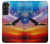 S3841 Bald Eagle Flying Colorful Sky Case For Samsung Galaxy S22 Plus