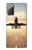 S3837 Airplane Take off Sunrise Case For Samsung Galaxy Note 20