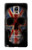 S3848 United Kingdom Flag Skull Case For Samsung Galaxy Note 4