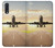 S3837 Airplane Take off Sunrise Case For Samsung Galaxy A50