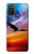 S3841 Bald Eagle Flying Colorful Sky Case For Samsung Galaxy A03S