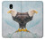 S3843 Bald Eagle On Ice Case For Samsung Galaxy J3 (2018), J3 Star, J3 V 3rd Gen, J3 Orbit, J3 Achieve, Express Prime 3, Amp Prime 3