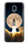 S3859 Bitcoin to the Moon Case For Samsung Galaxy J3 (2018), J3 Star, J3 V 3rd Gen, J3 Orbit, J3 Achieve, Express Prime 3, Amp Prime 3