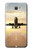 S3837 Airplane Take off Sunrise Case For Samsung Galaxy J7 Prime (SM-G610F)