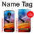 S3841 Bald Eagle Flying Colorful Sky Case For Motorola Moto G7 Play