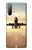 S3837 Airplane Take off Sunrise Case For Sony Xperia 10 II