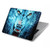 S0752 Blue Fire Grim Wolf Hard Case For MacBook Pro 14 M1,M2,M3 (2021,2023) - A2442, A2779, A2992, A2918